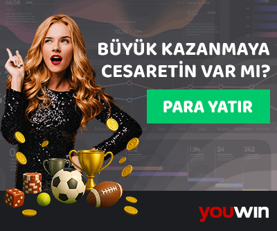 Siyah elbiseli kadın ve altın kupalar ile spor ve şans oyunları simgeleri